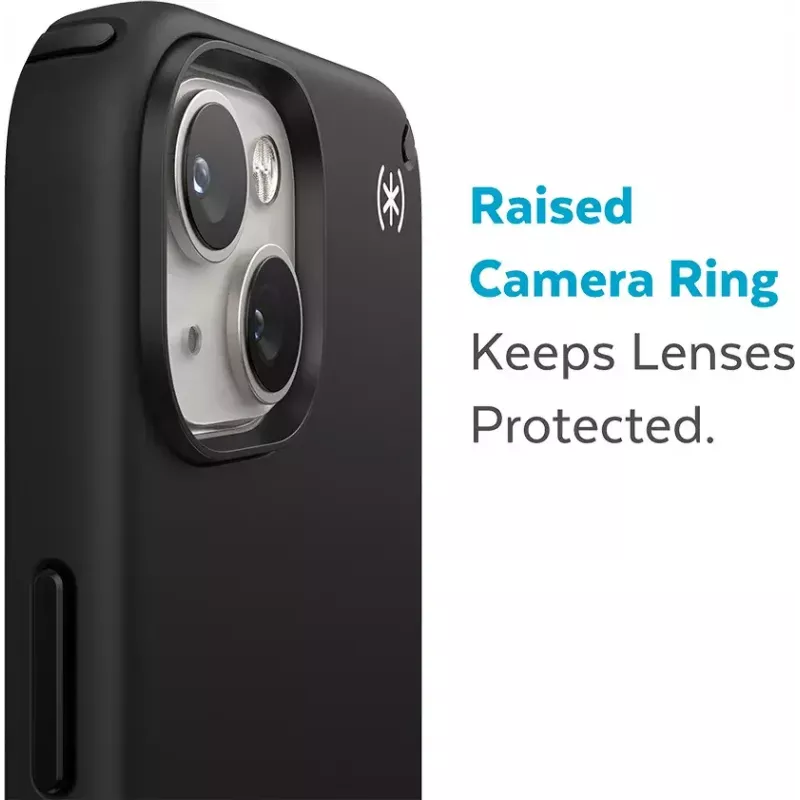 Speck Presidio2 Pro + MS Apple iPhone 14 Plus/15 Plus Schwarz – mit Microban Robust-Schutzhülle