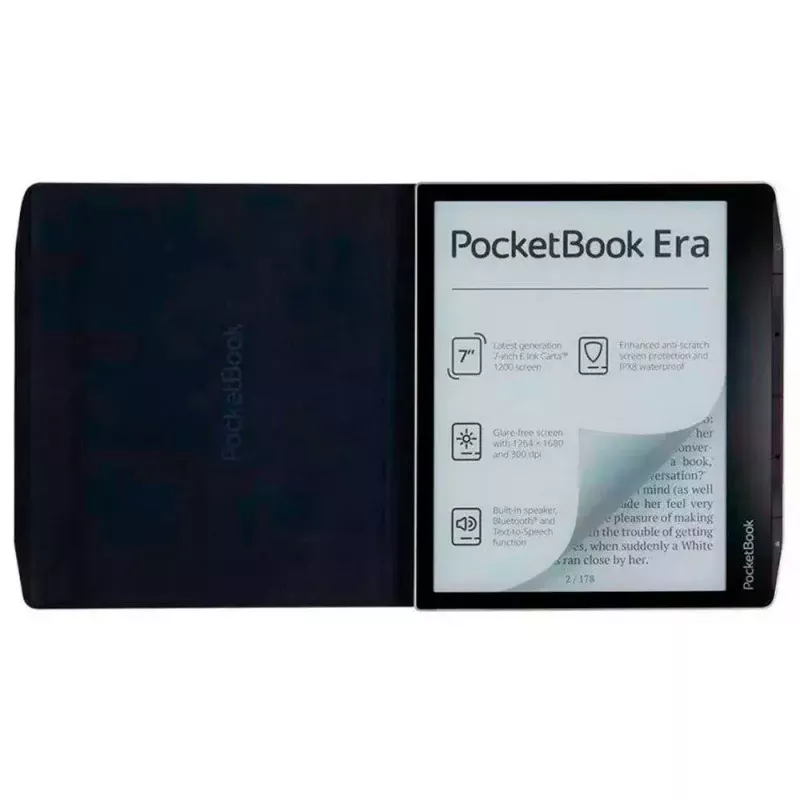 Tablet-Hülle PocketBook HN-QI-PU-700-WB-WW — Schutzhülle für 7-Zoll-Geräte, blau