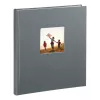 Hama Fine Art Fotoalbum Grau 50 Blatt 10 x 15 cm
