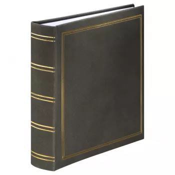 Hama London Fotoalbum Grau 100 Blatt 10 x 15 Festeinband