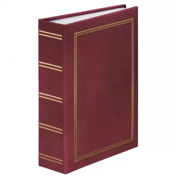 Hama London Fotoalbum Rot 100 Blatt 9 x 13 Festeinband