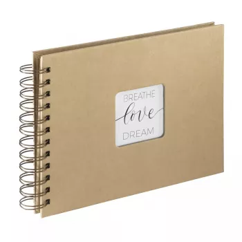 Hama Craft Fotoalbum Braun 40 Blatt 10 x 15 Spiralbindung