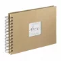 Hama Craft Fotoalbum Braun 40 Blatt 10 x 15 Spiralbindung