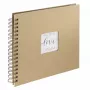 Hama Craft Fotoalbum Braun 80 Blatt 10 x 15 Spiralbindung
