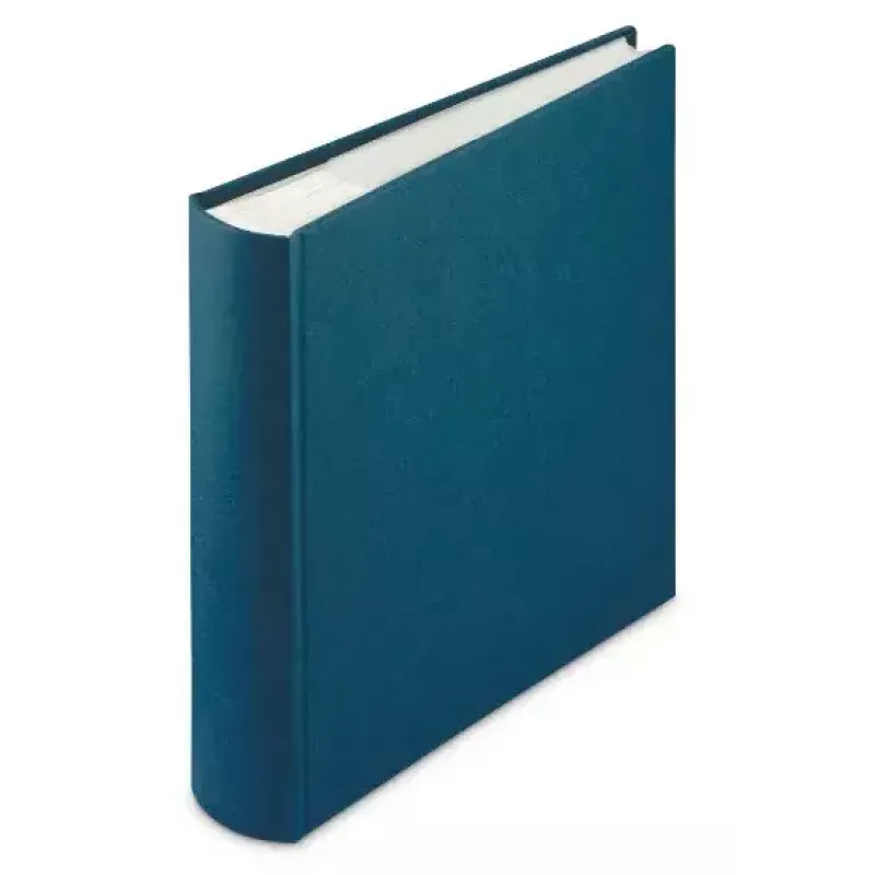 Hama Fotoalbum Wrinkled Blau 200 Blätter 10 x 15 Buchbindung