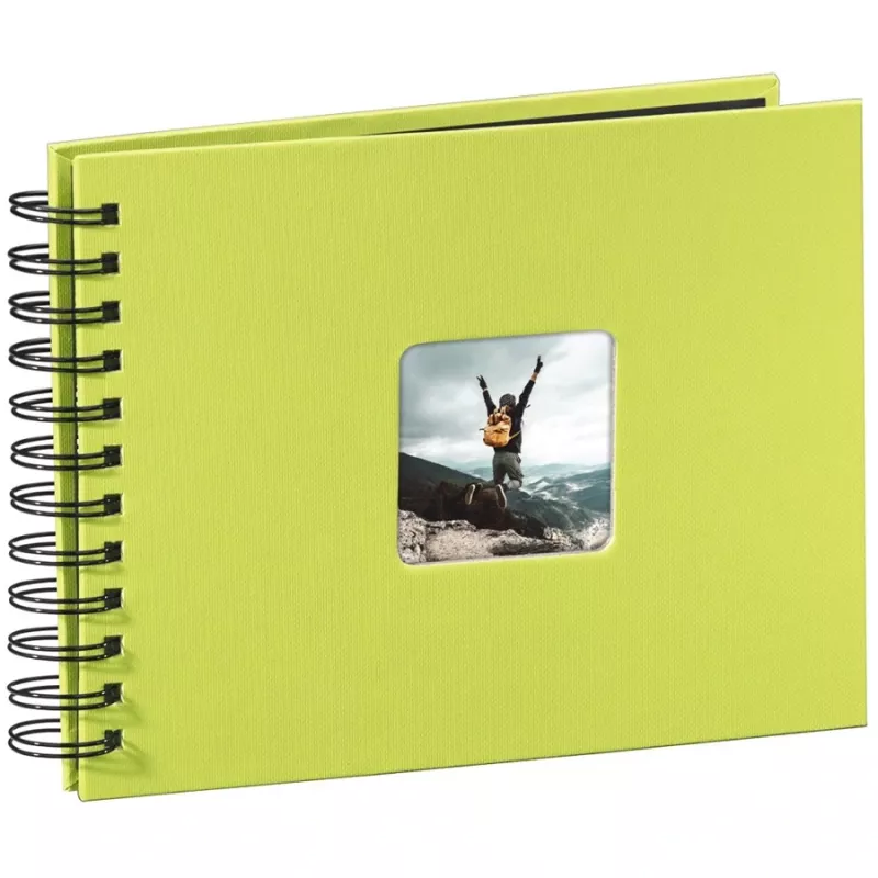 Hama Fotoalbum Grün 50 Seiten 10 x 15 Spiralbindung