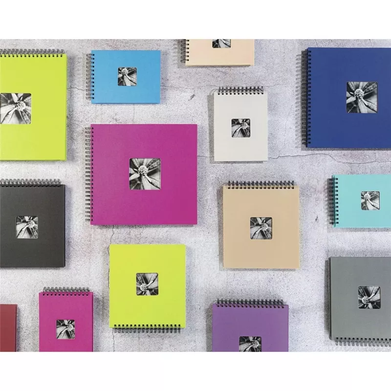 Hama Fotoalbum Grün 50 Seiten 10 x 15 Spiralbindung