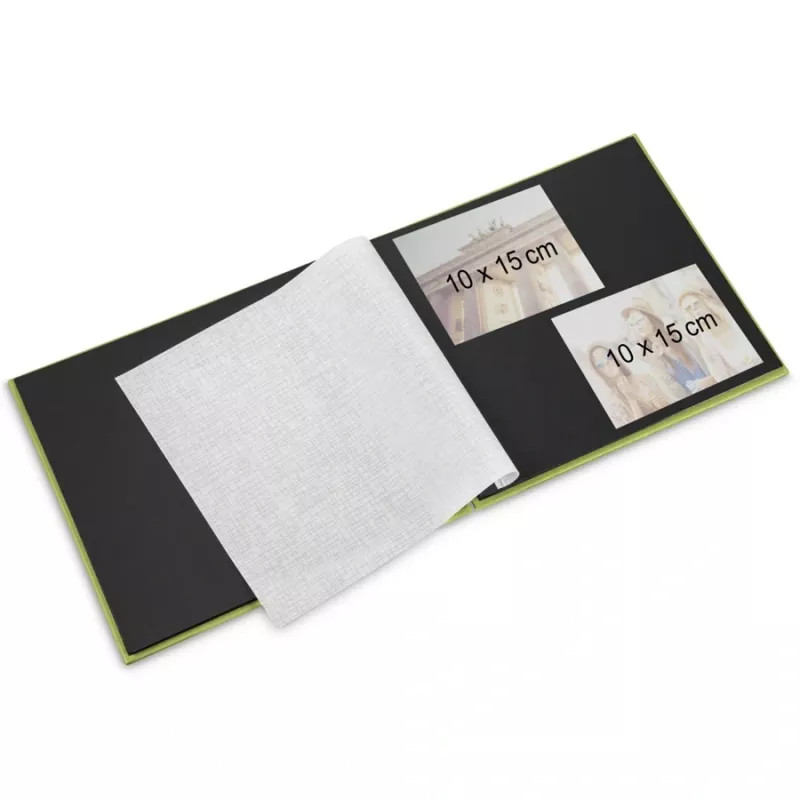 Hama Fotoalbum Grün 100 Blatt 10 x 15 Spiralbindung