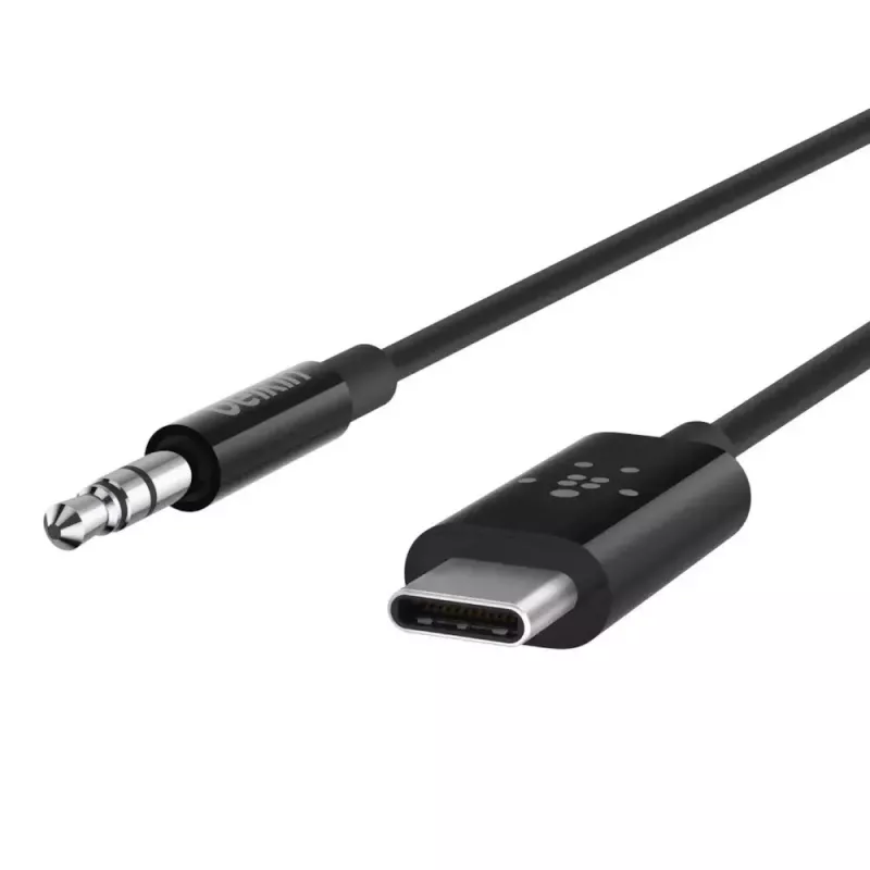 Audiokabel Belkin RockStar 3,5 mm mit USB-C-Stecker