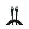 Conceptronic ETTA01B20 USB C-C PD 3.0 100W Schnellladekabel 2M, 20V 5A, 480Mbps, E-Mark
