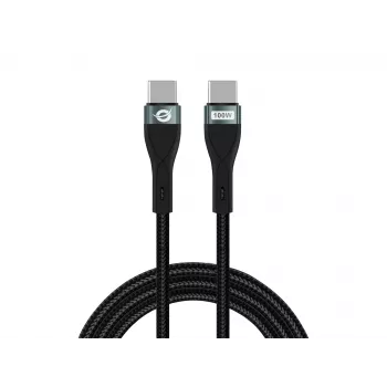 Conceptronic ETTA01B20 USB C-C PD 3.0 100W Schnellladekabel 2M, 20V 5A, 480Mbps, E-Mark