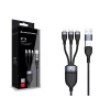 Conceptronic ETTA06B15 USB 3-in-1 PD 3.0 100W Schnellladekabel 1,5 m, 20V 5A, 480 Mbit/s, E-Mark