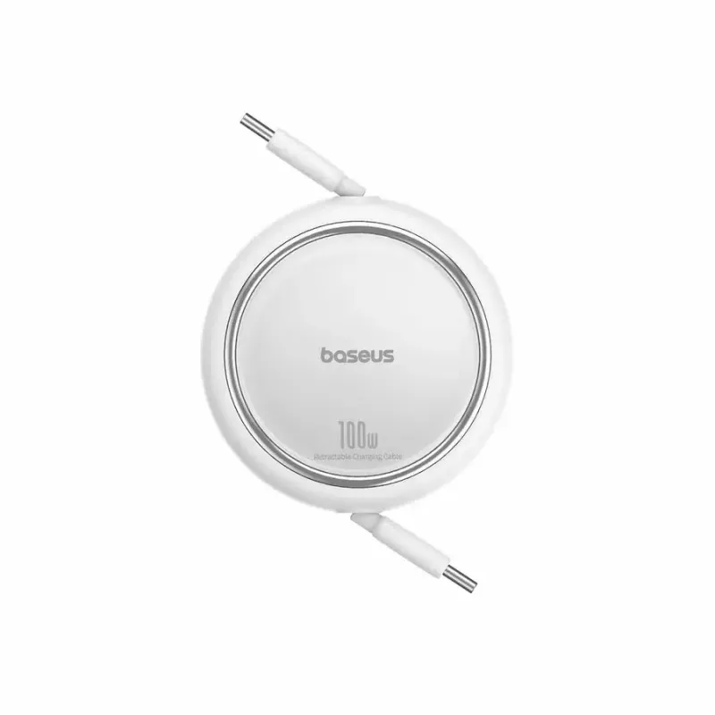 USB-Kabel Baseus Free2Pull 1m USB C Weiß