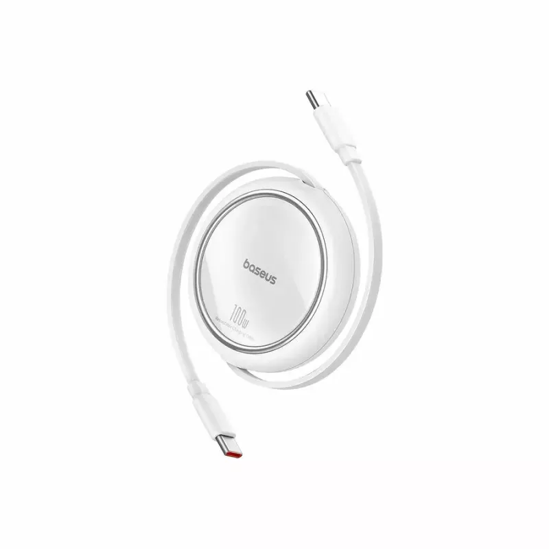 USB-Kabel Baseus Free2Pull 1m USB C Weiß