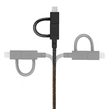 USB-Kabel Native Union BELT-ULC-CS-BLK-NP 2m USB-A auf USB-C/Micro-USB-A/Lightning Schwarz