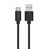 USB-Kabel Ansmann 1700-0130 1 m USB-A USB-C Schwarz