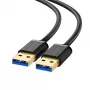 Ugreen 10370 USB-Kabel USB 3.2 Gen 1 (3.1 Gen 1) 1 m USB A Schwarz