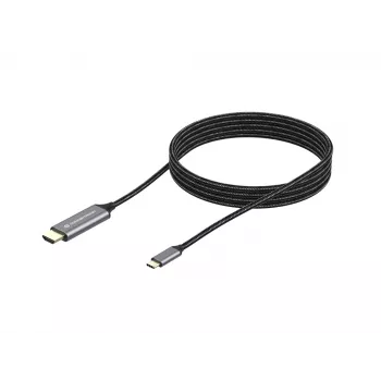 Conceptronic USB-C-zu-HDMI-Kabel, Stecker auf Stecker, 4K 60Hz, 2 m, USB Typ-C, HDMI, Stecker, Stecker, Gerade