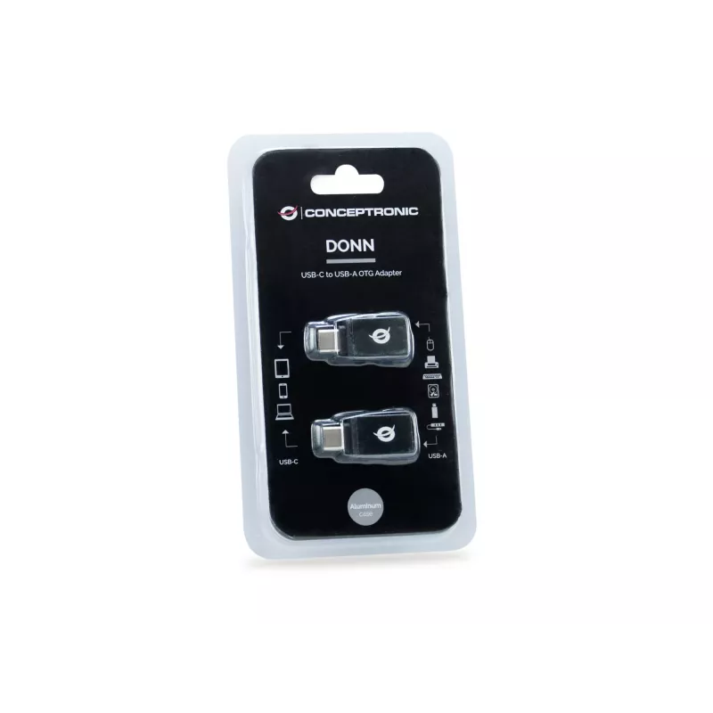 USB-C-auf-USB-A-OTG-Adapter 2er-Pack Conceptronic DONN03G