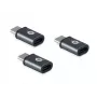 Conceptronic DONN USB-C auf Micro USB OTG Adapter 3er-Pack