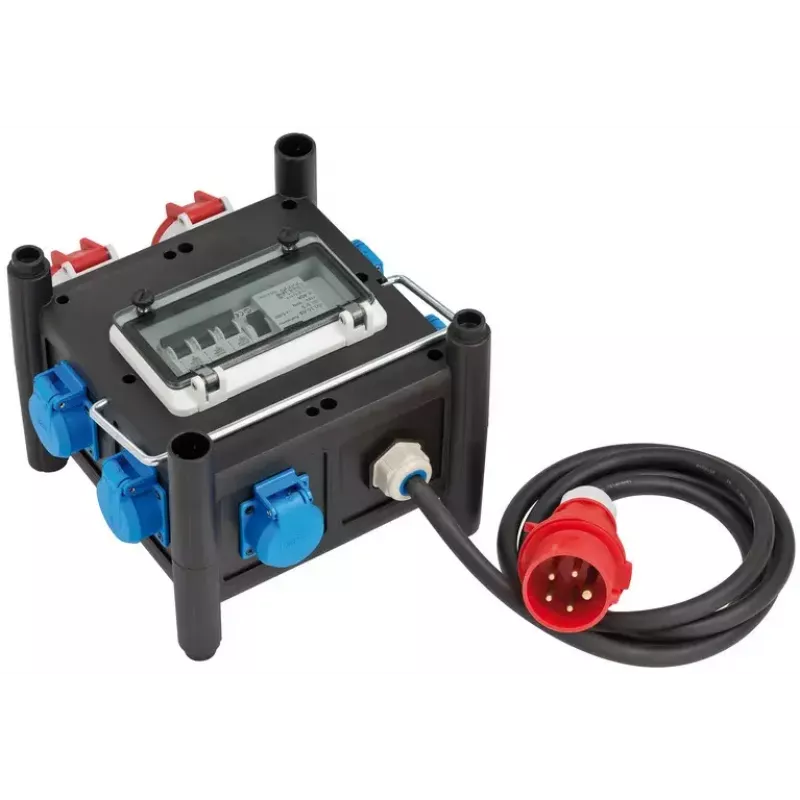 Power Extension Brennenstuhl 1153690200 2m 7 AC Outlets Indoor Schwarz Blue Red