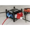 Power Extension Brennenstuhl 1153690200 2m 7 AC Outlets Indoor Schwarz Blue Red