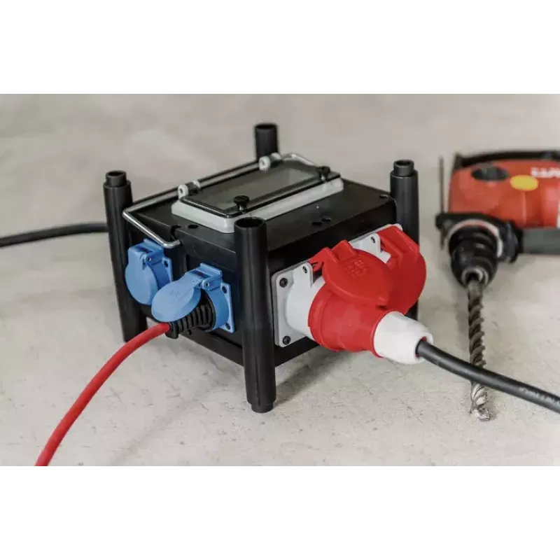 Power Extension Brennenstuhl 1153690200 2m 7 AC Outlets Indoor Schwarz Blue Red
