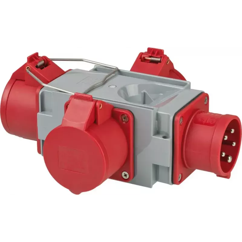 Netzstecker-Adapter Brennenstuhl 1081640 400V 16A Grau Rot