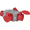 Netzstecker-Adapter Brennenstuhl 1081640 400V 16A Grau Rot