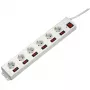 Hama 137239 Stromverteiler 1,4 m 6 AC-Ausgänge Indoor Weiß
