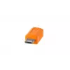 USB-Kabel Tether Tools CUC2515-ORG 4,6 m USB-C Micro-USB B Orange
