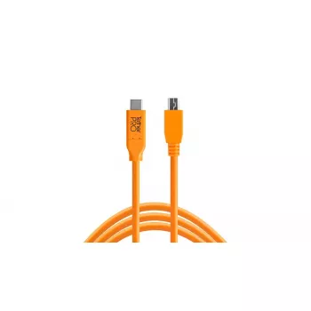 USB-Kabel Tether Tools CUC2515-ORG 4,6 m USB-C Micro-USB B Orange