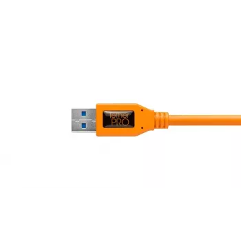 USB-Kabel Tether Tools CU3017 5m USB 3.2 Gen 1 Orange