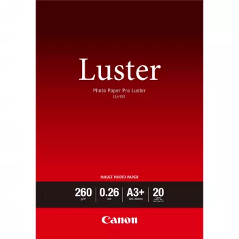 Fotopapier, Canon, LU-101 Luster Photo Paper Pro A3 Plus - 20 Blatt