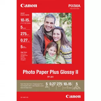 Canon PP-201 Glossy II Fotopapier Plus 10x15 cm – 5 Blatt