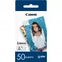 Canon ZINK™ 2“x3” Fotopapier x50 Blatt, 5x7,6 cm, 2x3 Zoll, Weiß, 50 Blatt