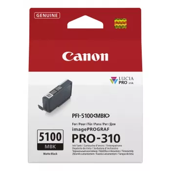 Canon PFI-5100 MBK Tintenpatrone 1 Stück Original Mattschwarz