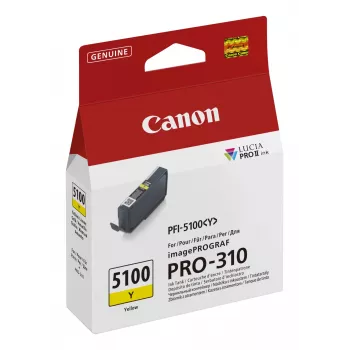 Canon PFI-5100 Y Tintenpatrone 1 Stück Original Gelb