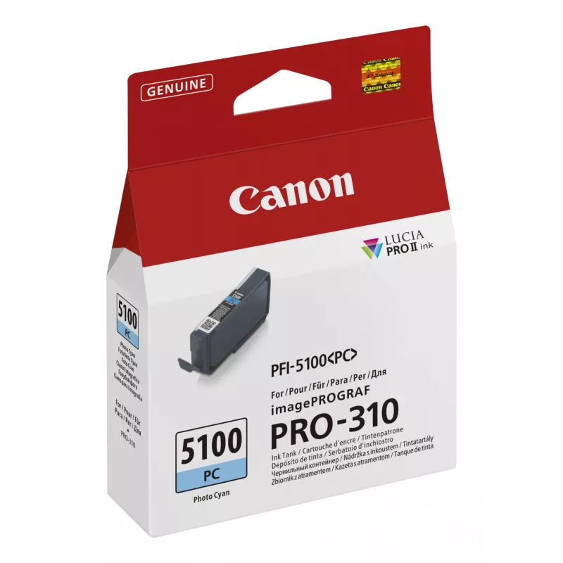 Canon PFI-5100 PC Tintenpatrone 1 Stk. Original Photo Cyan