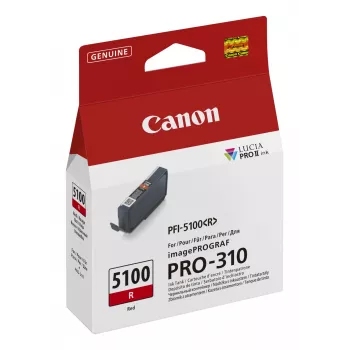 Canon PFI-5100 R Tintenpatrone 1 Stück Original Rot