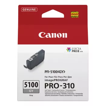 Canon PFI-5100 GY Tintenpatrone 1 Stück Original Grau