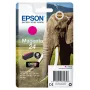 Epson Elephant Einzelpackung Magenta 24 Claria Photo HD Tinte, Standardertrag, Magenta, Pigmenttinte, 4,6 ml, 1 Stück, 360 Seiten