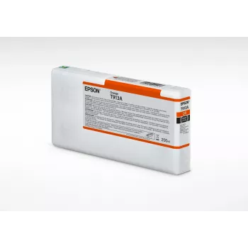 Epson T913A Orange Tintenpatrone (200 ml), Standardausbeute, Orange, Pigmenttinte, 200 ml, 1 Stück