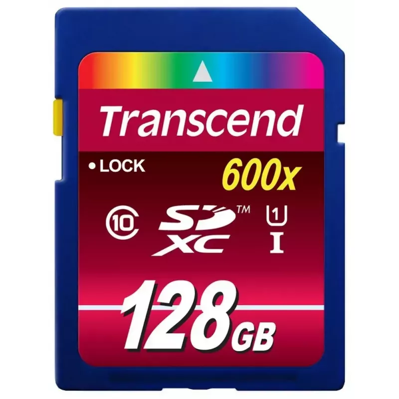 Flash-Speicher Transcend 128 GB SDXC UHS-I 600x TS128GSDXC10U1