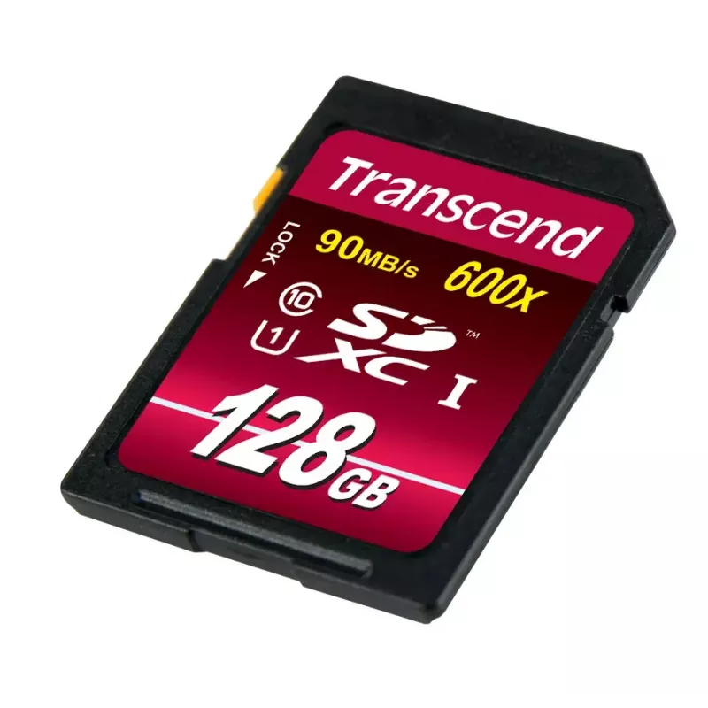 Flash-Speicher Transcend 128 GB SDXC UHS-I 600x TS128GSDXC10U1