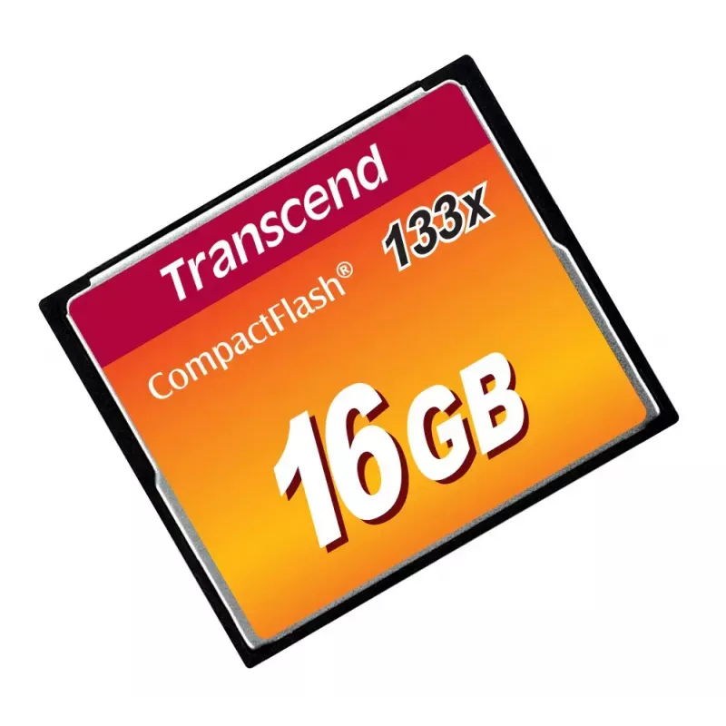 CompactFlash-Karte Transcend TS16GCF133 16 GB, 50 MB/s Lesen, 20 MB/s Schreiben
