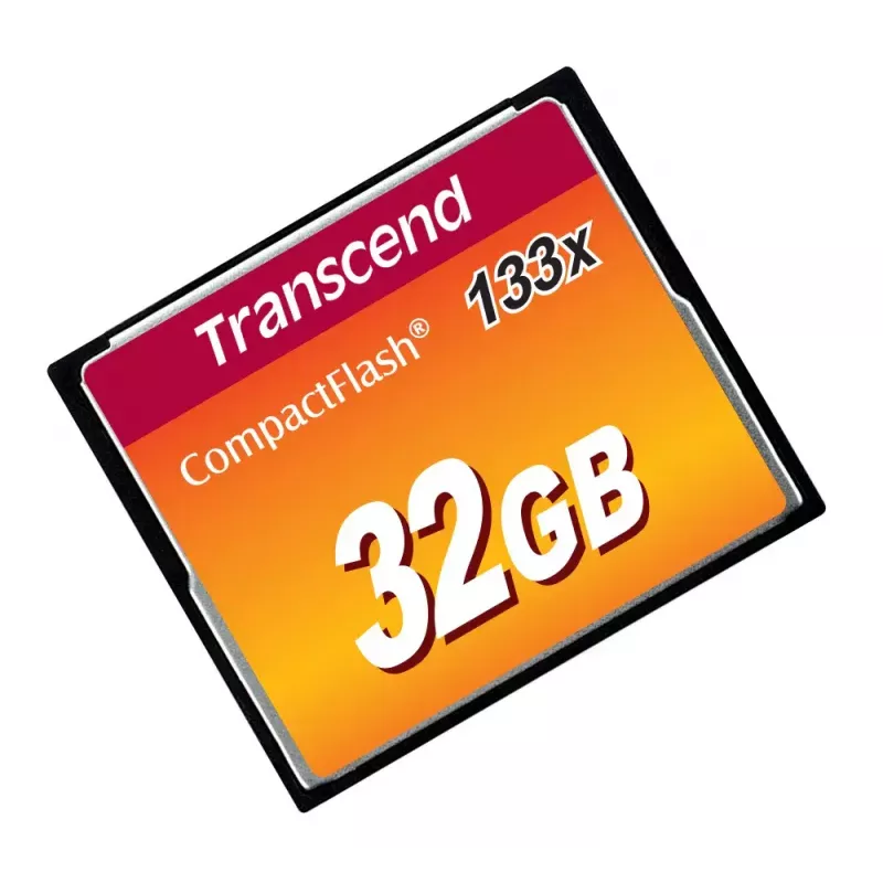 Flash-Speicher Transcend 32GB CompactFlash 133x TS32GCF133