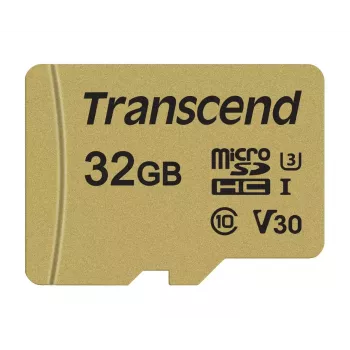 Flash-Speicher Transcend 32 GB MicroSDHC UHS-I 500S