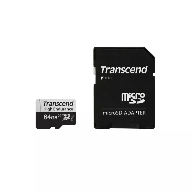 Flash-Speicher Transcend 64GB MicroSDXC 350V