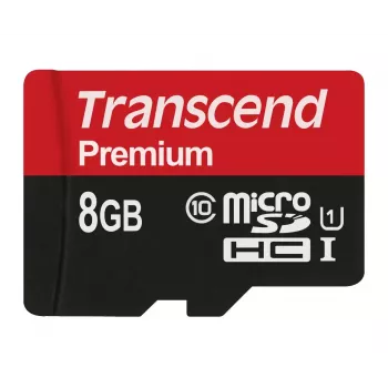 Flash-Speicher Transcend 8 GB MicroSDHC Class 10 UHS-I TS8GUSDCU1